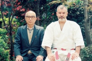 Hanshi Hiroshi Kinjo con Hanshi Patrick McCarthy