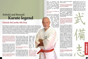 Hanshi Patrick McCarthy su Martial Arts Guardian