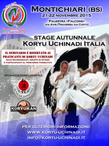Stage autunnale Koryu Uchinadi Italia