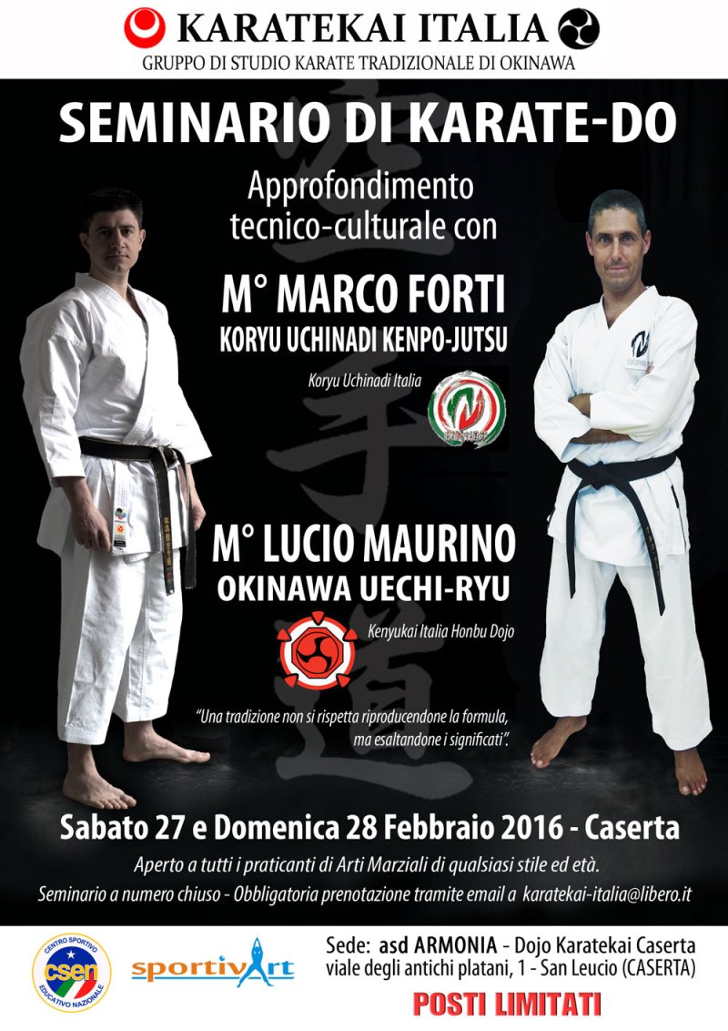 Seminario di Karate-do a San Leucio (CE)