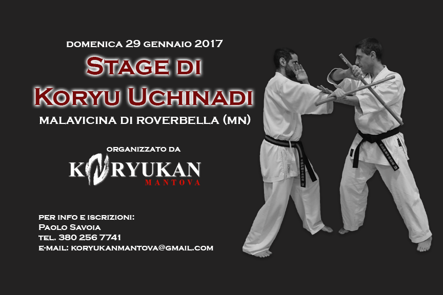 Seminario invernale Koryu Uchinadi a Malavicina di Roverbella (MN)