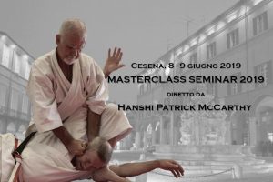 Masterclass Seminar 2019 con Hanshi Patrick McCarthy a Cesena