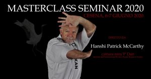 Masterclass Seminar 2020 con Hanshi Patrick McCarthy a Cesena