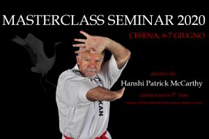 Masterclass Seminar 2020 con Hanshi Patrick McCarthy a Cesena