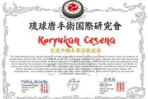 Koryukan Cesena è shibu dojo IRKRS per l'anno 2020-2021