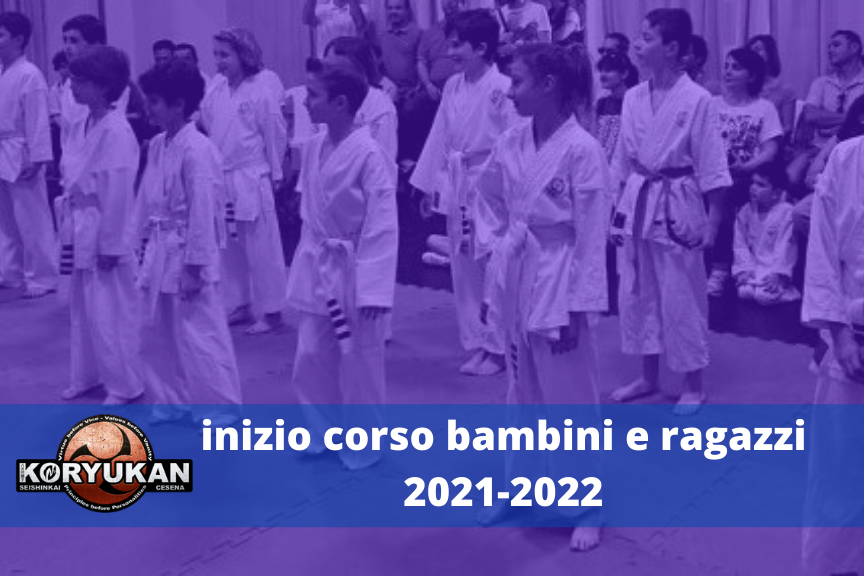 Inizio corso bambini e ragazzi 2021-2022