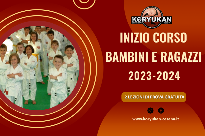 Karate Cesena: inizio corso bambini 2023-24