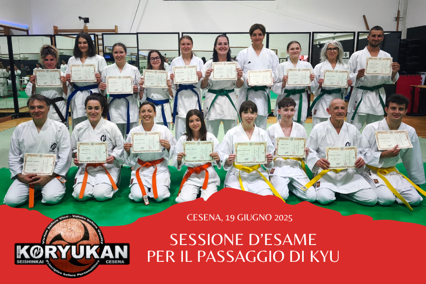 Esami di Kyu - corsi adulti - giugno 2025