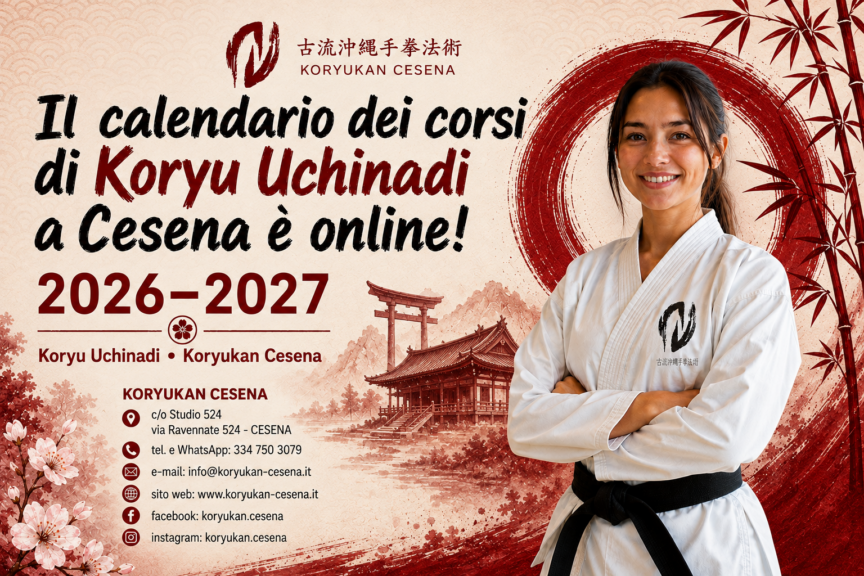 Koryu Uchinadi Cesena: il calendario corsi 2026-27 è online!